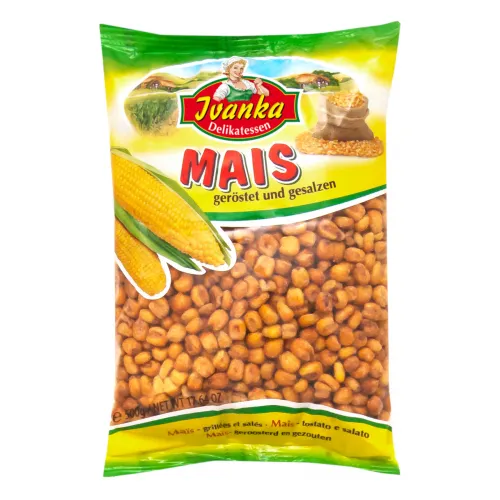 Mais , geröstet und gesalzen 500g