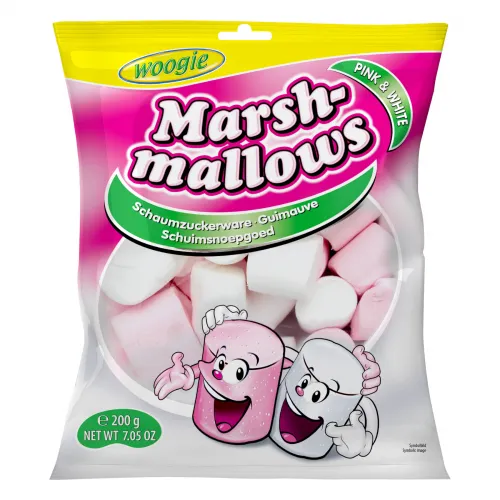 Marshmallows Pink & White 200g
