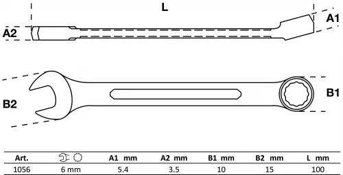 Maulringschlüssel 6mm-36mm