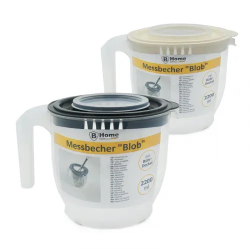Messbecher mit Rühr-Deckel 2200ml
