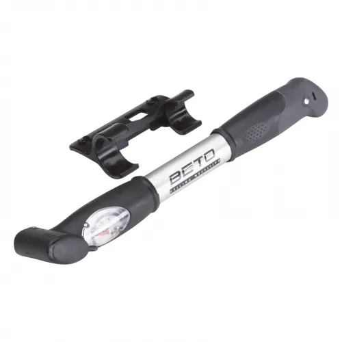 Minipumpe TWO WAY mit Manometer für alle Ventilarten