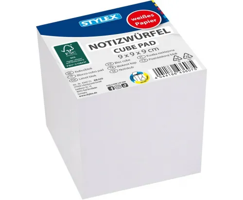 Notizwürfel 9x9x9cm 1000Bl