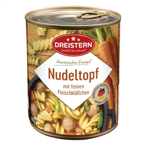 Nudeltopf mit Fleischklößchen 800g
