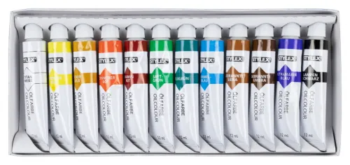 Ölfarbe 12 Tuben à 12 ml