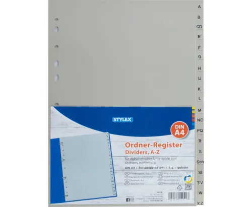 Ordner-Register A-Z A4