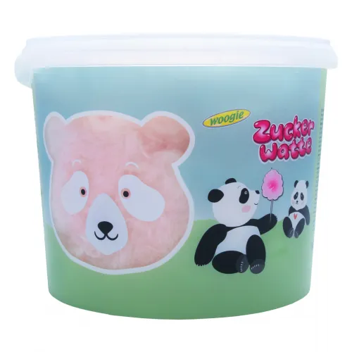 Panda Zuckerwatte 3l-Eimer 140g