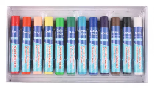 Pastell-Ölkreiden 12 Stangen