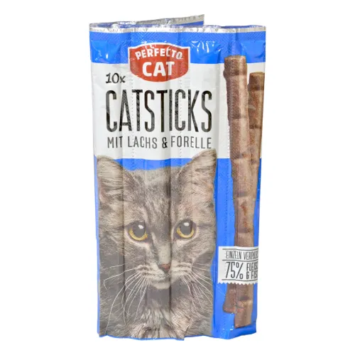 PC 10er Katzensticks Lachs & Forelle 50g