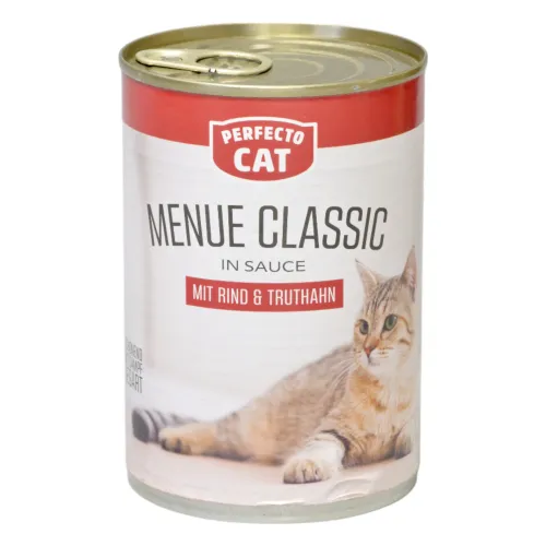 PC Menue Classic in Sauce mit Rind & Truthahn 400g - Dose