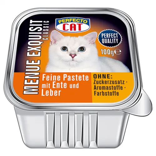 PC MenuExquisit FeinePastete Ente & Leber 100g Schale