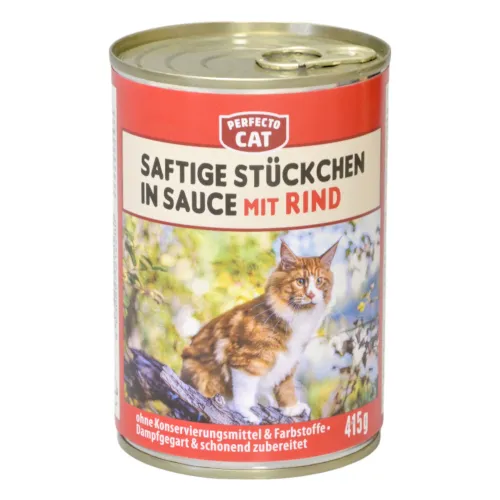 PC Saftige Stücke in Sauce mit Rind 415g