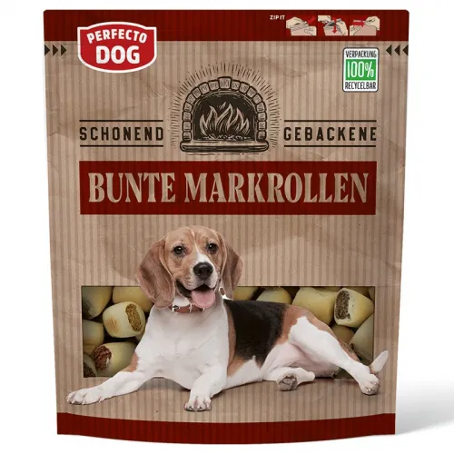 PD Bunte Markrollen 400g im recy. POUCH-Beutel