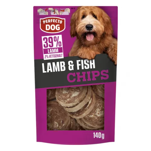 PD Lamb & Fish Chips 140g