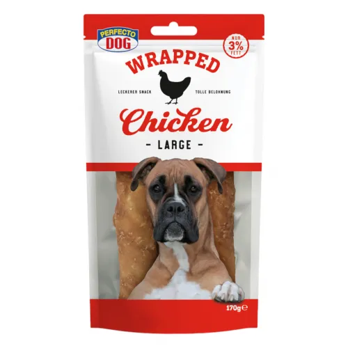 Perfecto Dog Wrapped Chicken Large 170g