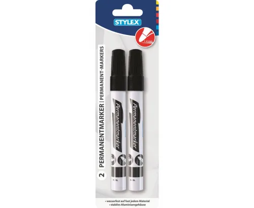 Permanentmarker wasserfest Alu 2 Stück
