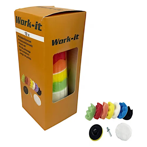 Polierscheibenset mit Aufsatz