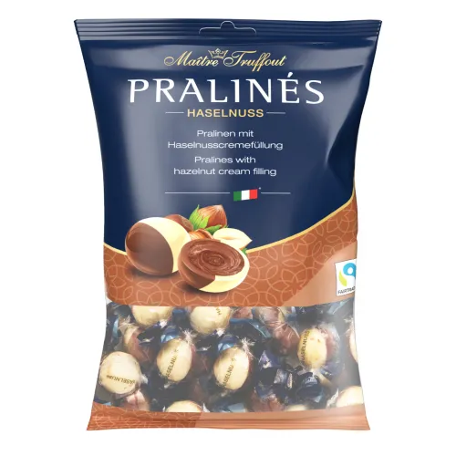 Pralinen Duo mit Haselnusscremefüllung 125g