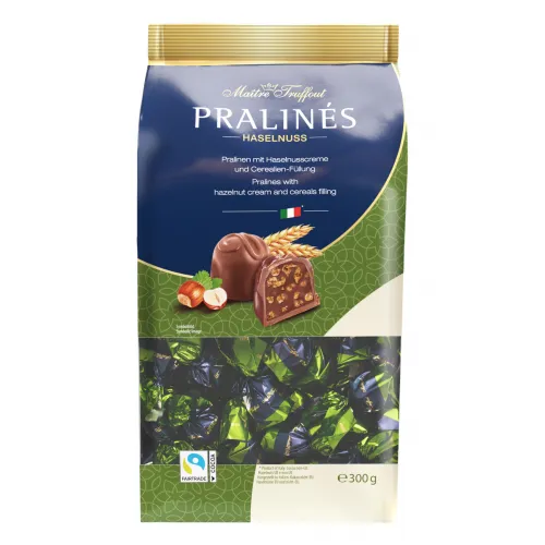 Pralinen Milchschokolade Haselnuss & Cerealien 300g