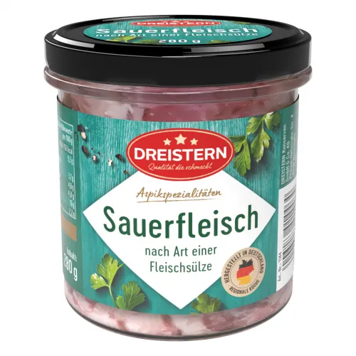 Sauerfleisch Glas 280Bs/6/***