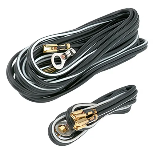 Scheinwerfer- und Rücklicht Kabel 2-adrig mit Steckschuhen und Ösen
