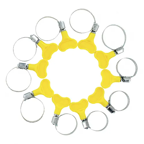 Schlauchklemmen 10tlg mit Flügelschraube