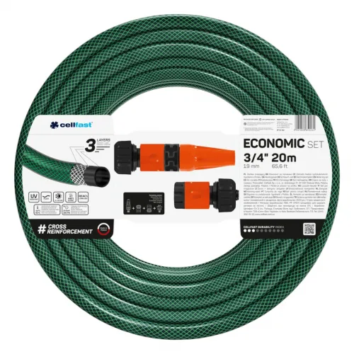 Schlauchset mit Zubehör 3/4 20m