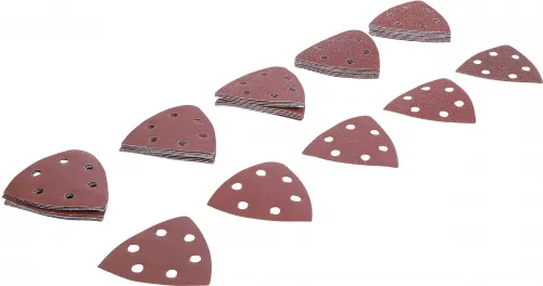 Schleifblätter für Dreieckschleifer 50-tlg.