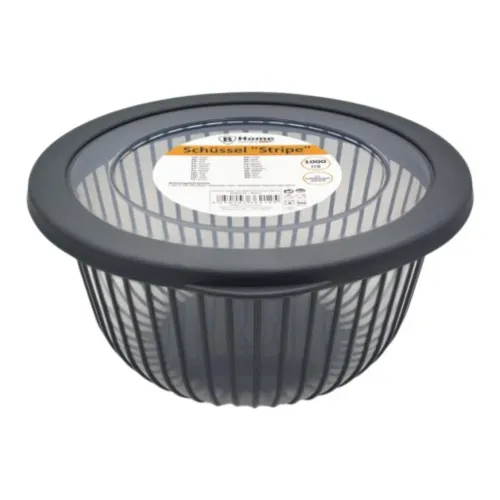 Schüssel mit luftdichtem Deckel 1L 2L 3L STRIPE