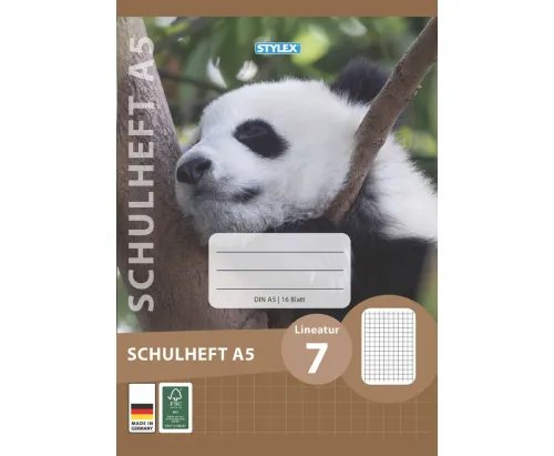 Schulheft Lineatur 7 DIN A5 16 Blatt