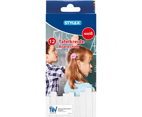 Schulkreide 12er weiß