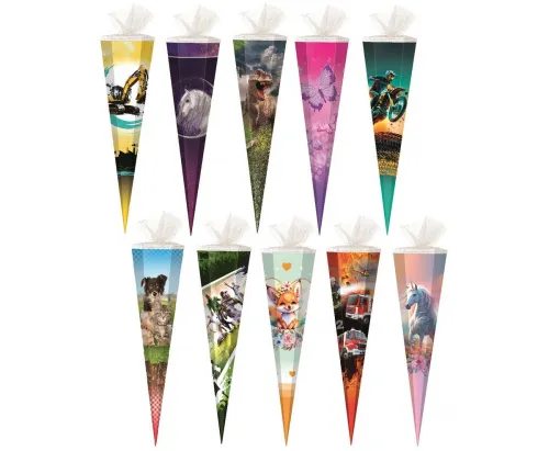 Schultüte eckig 85 cm