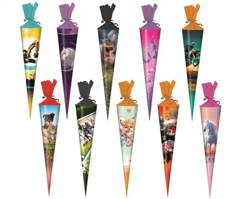 Schultüte rund 35 cm