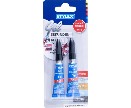Sekundenkleber Gel 2 Tuben á 3 g