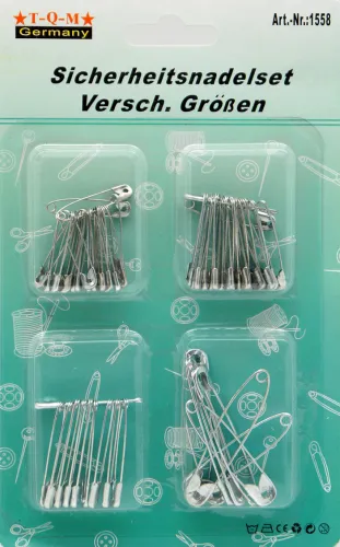 Sicherheitsnadeln versch. Größen
