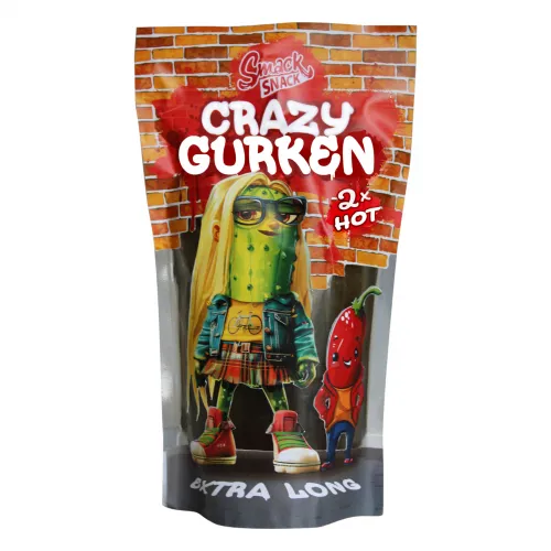 Smack Snack Gewürzgurken XXL hot 400 g