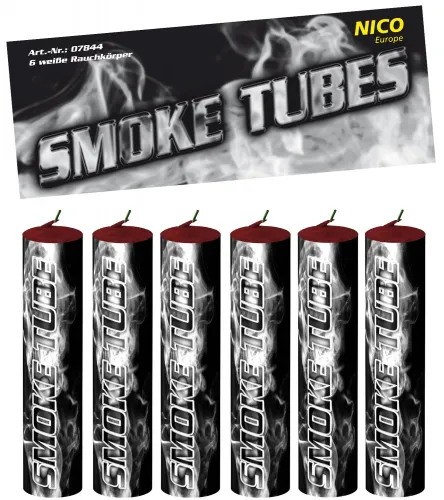 Smoke Tubes Weiß 6er Btl.