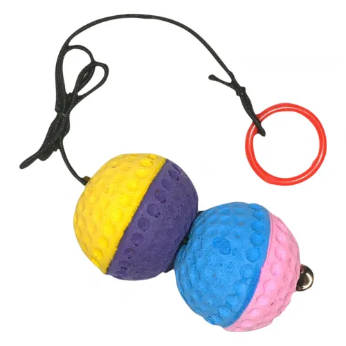 Softbälle am Band mit Schelle