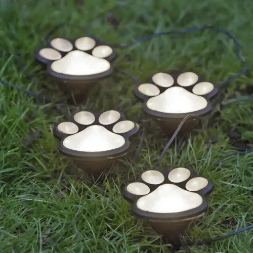 Solar-Lichterkette mit 4 Pfoten