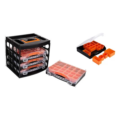 Sortimentskasten m. 4 Sortimentskoffern