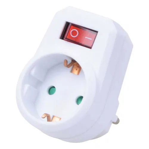 Steckdose mit Schalter TÜV/GS