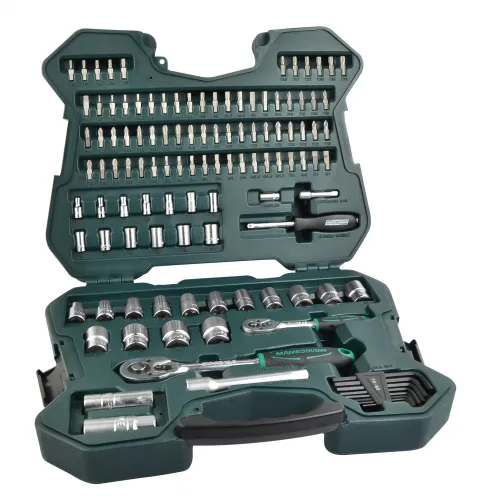 Steckschlüsselsatz 115-tlg., 1/4+1/2