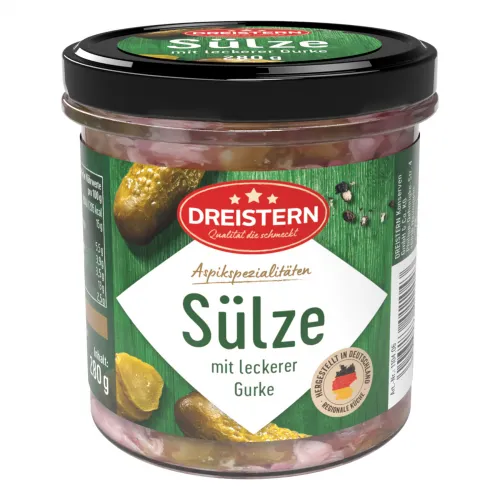 Sülze Gurke Glas 280Bs/6/***