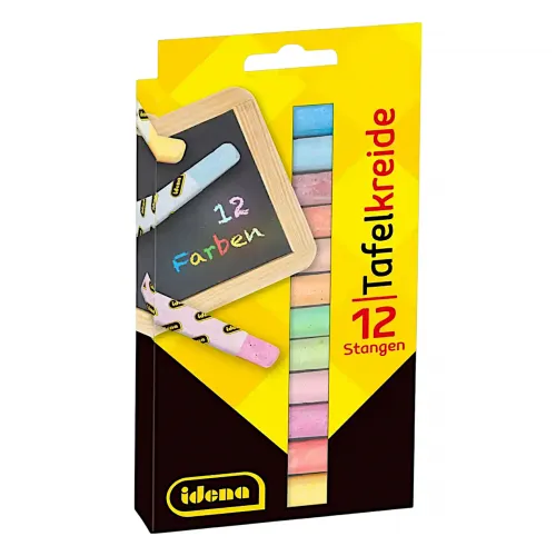Tafelkreide farbig 12er
