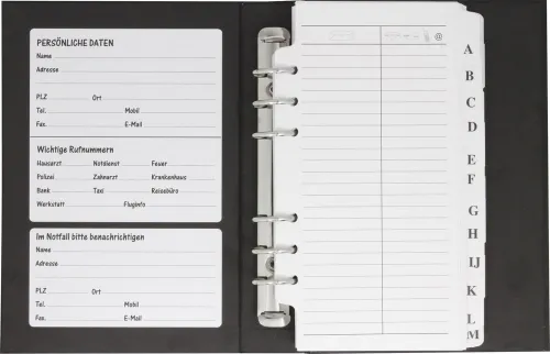 Telefon-Adress-Ringbuch A-Z 15 x 22 cm