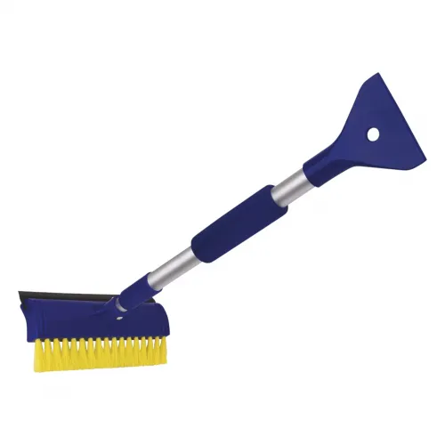 Teleskop-Schneebesen mit Eiskratzer