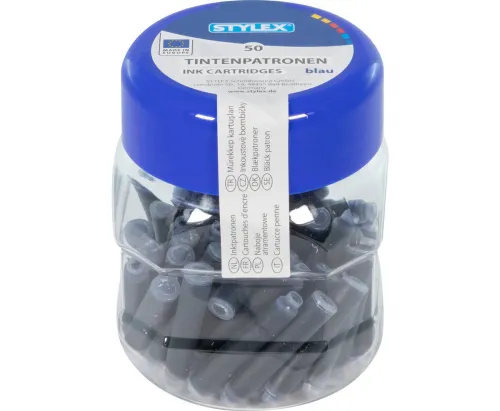 Tintenpatronen blau 50 Stück