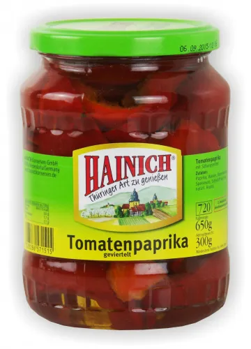 Tomatenpaprika geviertelt 720ml