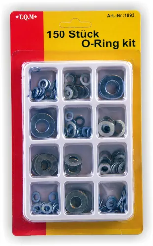 T*Q*M Unterlegscheiben / 0-Ring Set 150-tlg.
