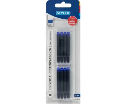 Universal-Tintenpatronen blau 8 Stück