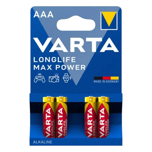 VARTA Longlife Max Power LR03 / AAA / 1,5V- 4er